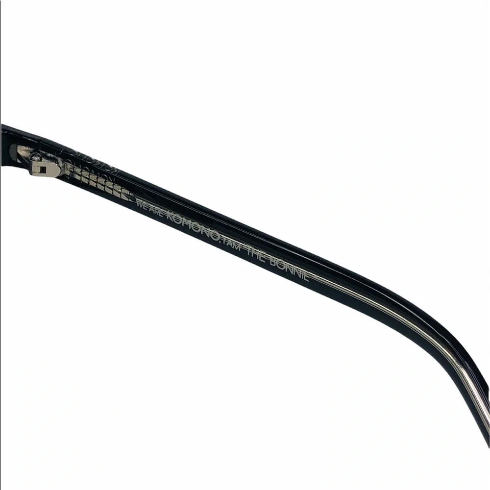 KOMONO sunglasses NEW oversized Bonnie Black Transparent